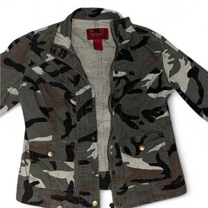 Camouflage Military Style Jacket
